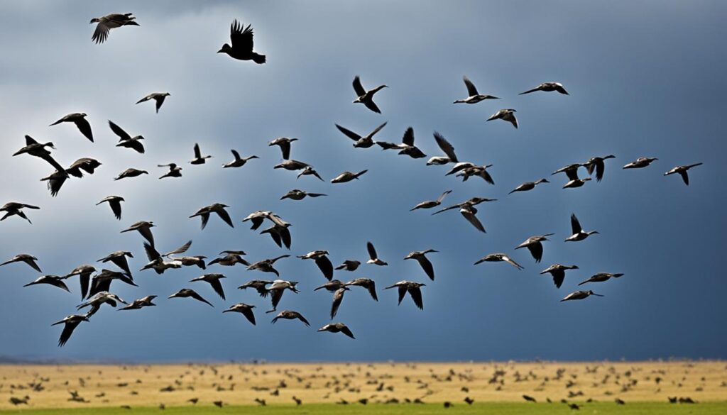 Accidentes de aves en vuelo