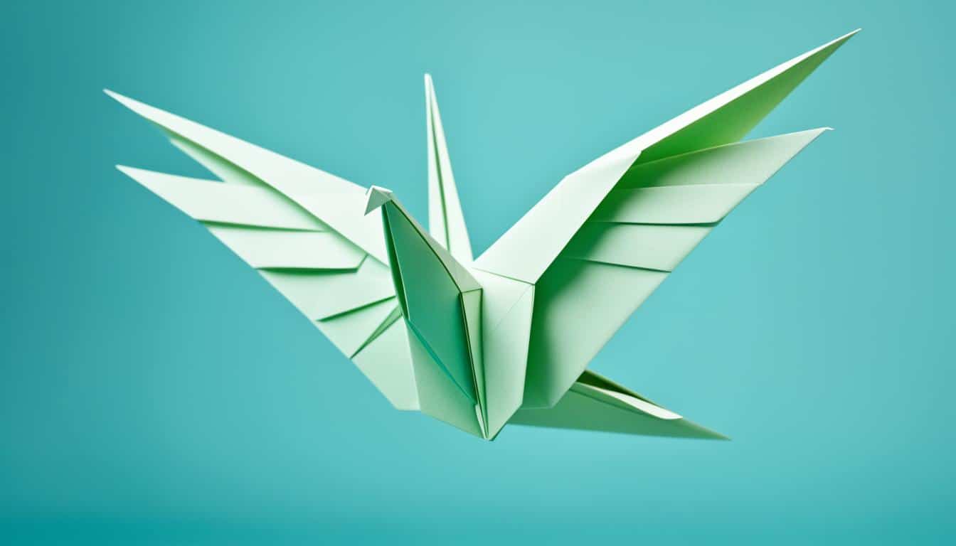 de pajaro de papel