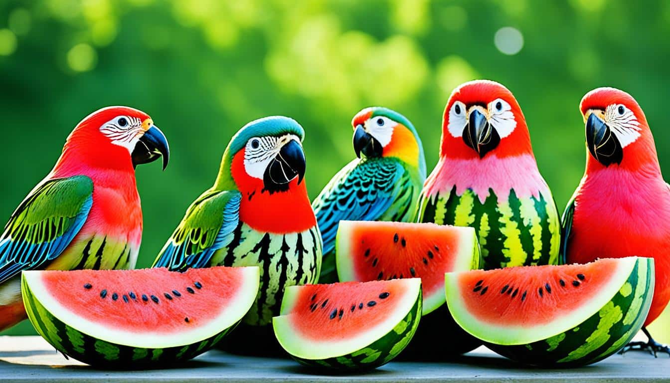 es buena la sandia para los pajaros