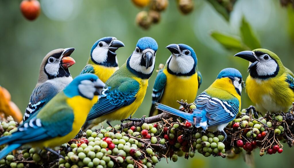 alimentación azulejos pájaro