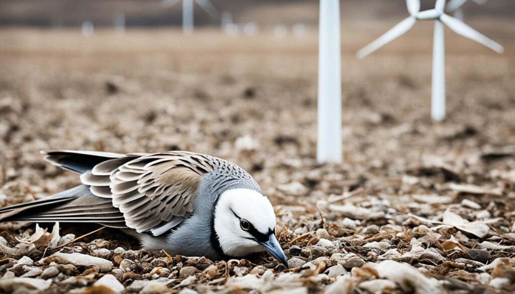 impacto ambiental de las turbinas eolicas en aves