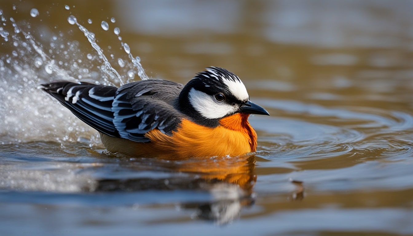 para que se bana un pajaro