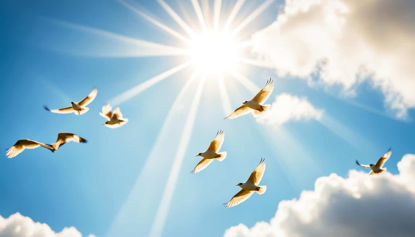 por que los pajaros miran al cielo