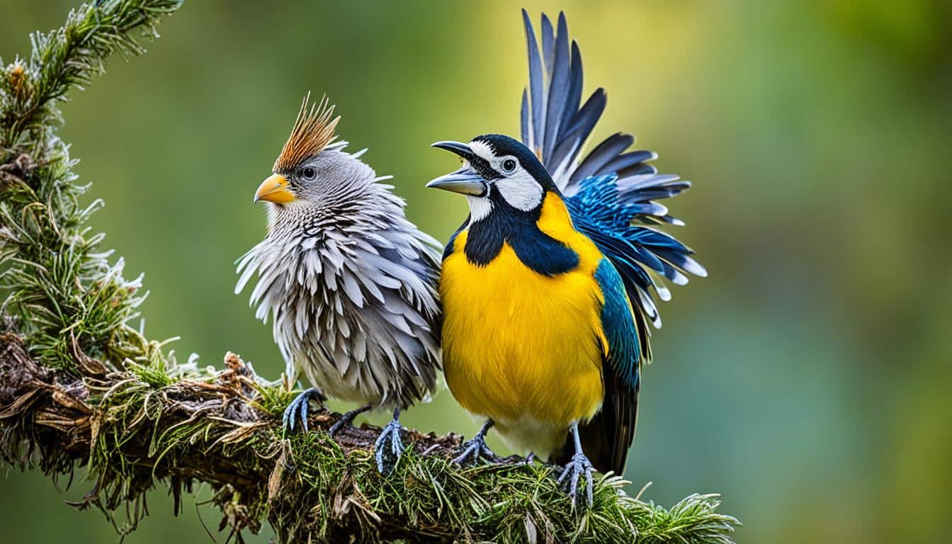 como es la muda de las plumas en los pajaros