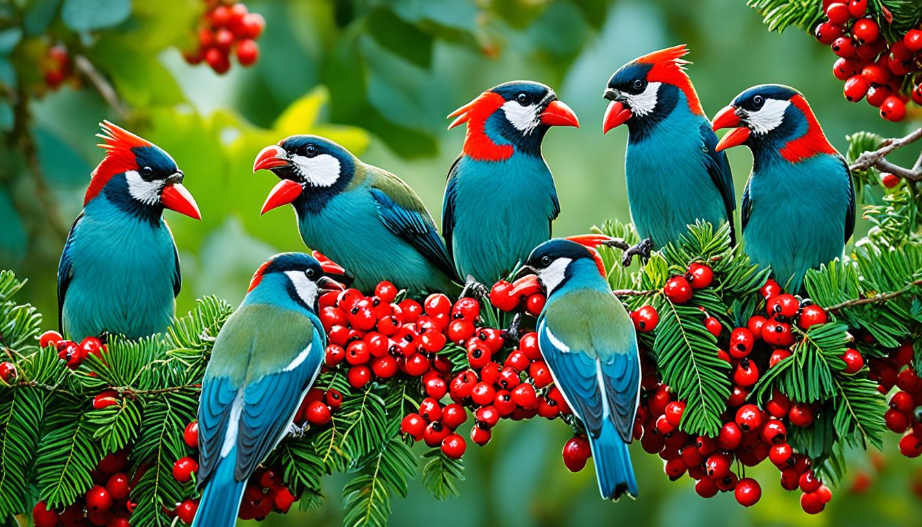 como se pueden comer las bayas del tejo los pajaros