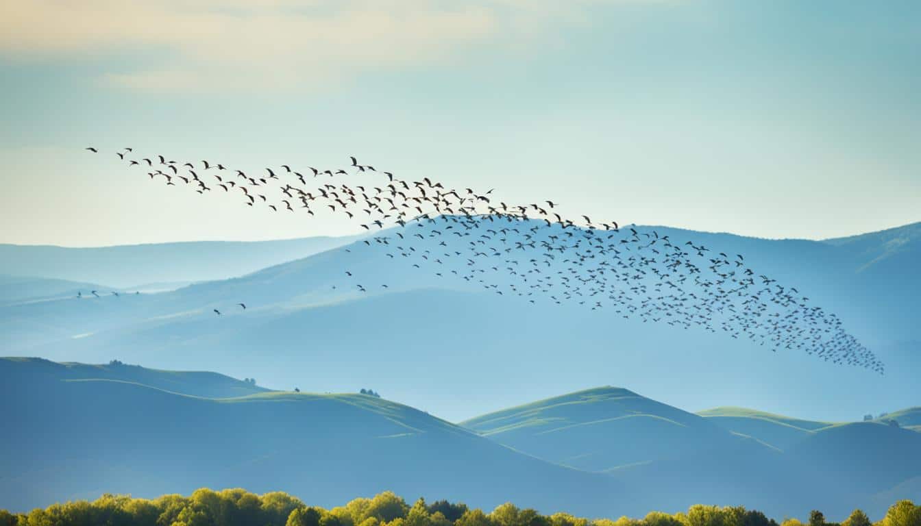 cual es la migracion de los pajaros