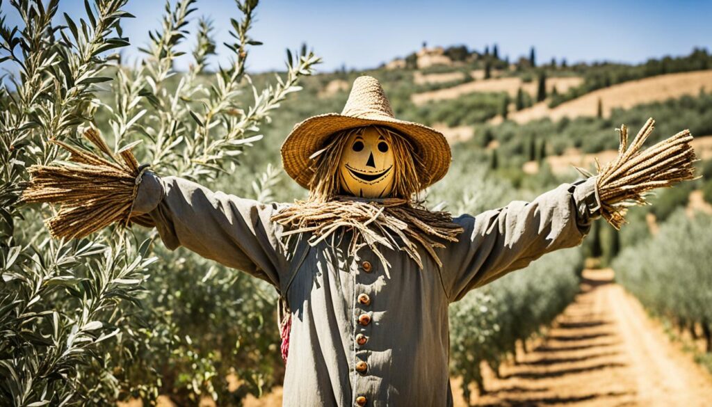 espantapájaros tradicionales