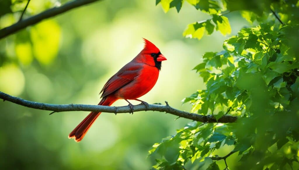 hábitat del pájaro cardenal