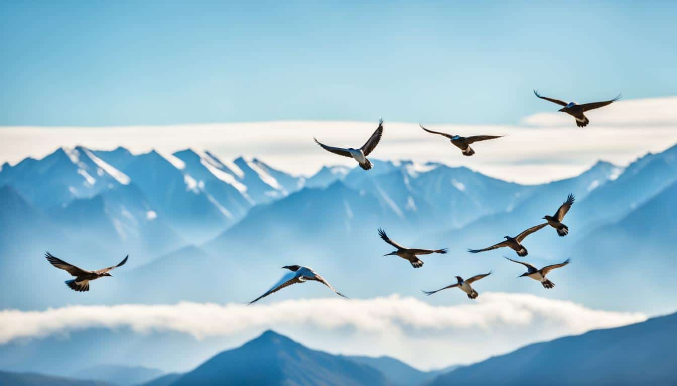 a que altura suelen volar los pajaros