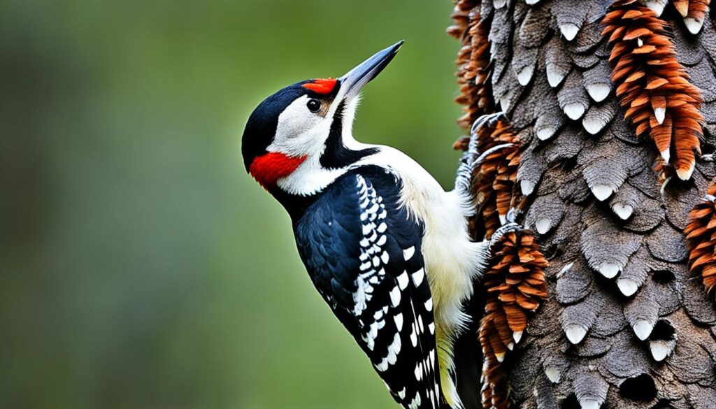 características físicas del pájaro carpintero