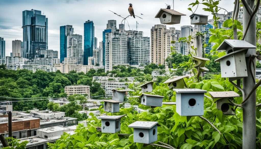 efectos del urbanismo en la nidificación de aves