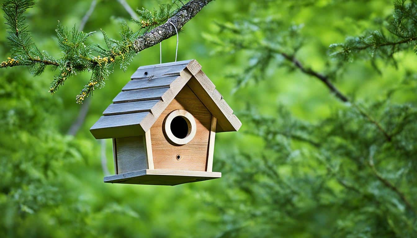 nido de madera para pajaros