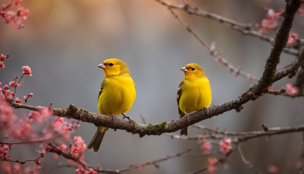 pajaros canarios temperatura ambiente