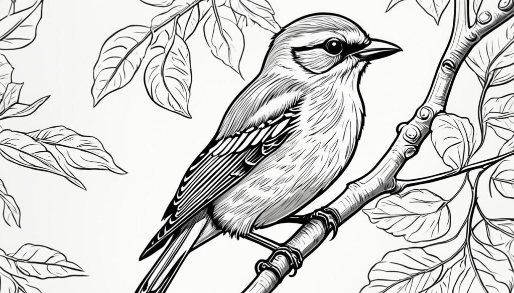 pasos para dibujar un arbol con pajaro