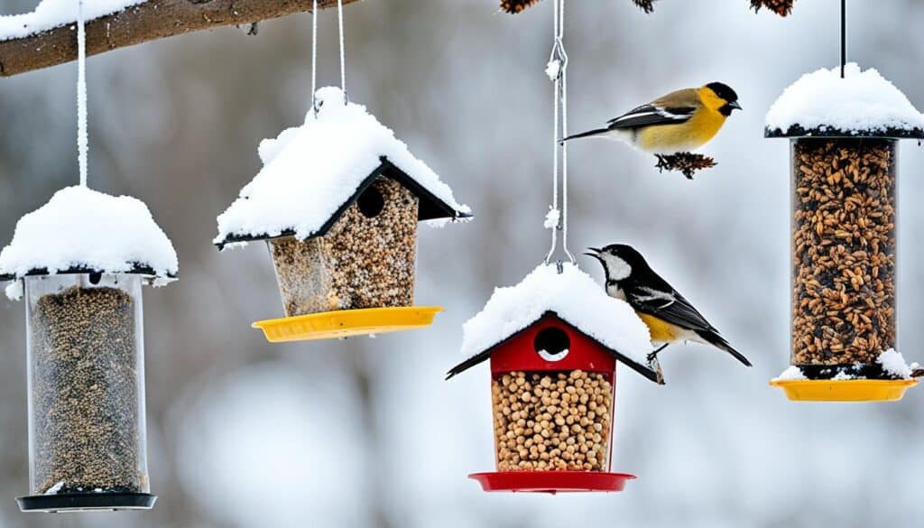 qué dar de comer a las aves en invierno