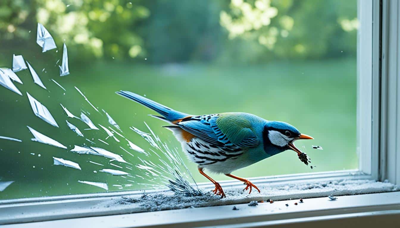 que hacer cuando un pajaro se choca con la ventana