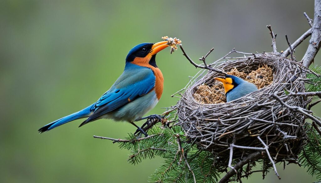 técnicas de construcción de nidos de aves