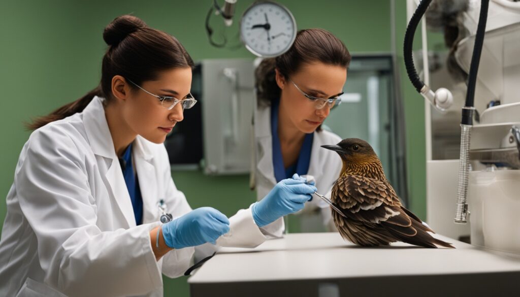 tratamiento veterinario para aves